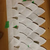 Paper prototypes for the feather-scale arm
