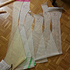 Pattern pieces cut out. It was at this point I started realizing just how full this skirt was going to be.